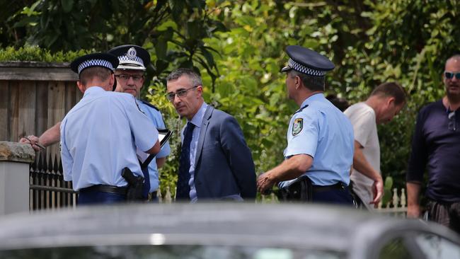 Police at the Wahroonga home on Thursday. Picture: NCA NewsWire / David Swift