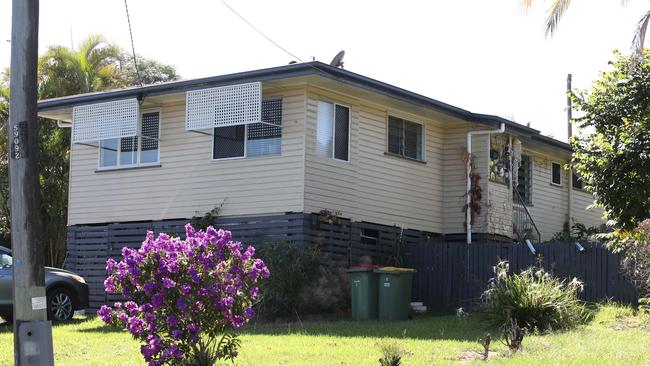 The Willow St house in Varsity Lakes where investigations took place. Picture Glenn Hampson