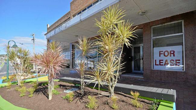 Colourful new garden beds have been layed down along Goondoon St in Gladstone's city centre. Picture: Paul Braven GLA230617GARDEN