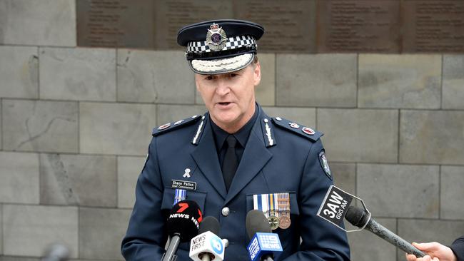 Victoria Police Chief Commissioner Shane Patton. Picture: NCA NewsWire / Andrew Henshaw