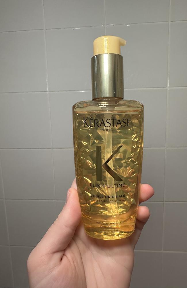 Kérastase Elixir Ultime Original Hair Oil. Picture: news.com.au/Philippa Tonkin.