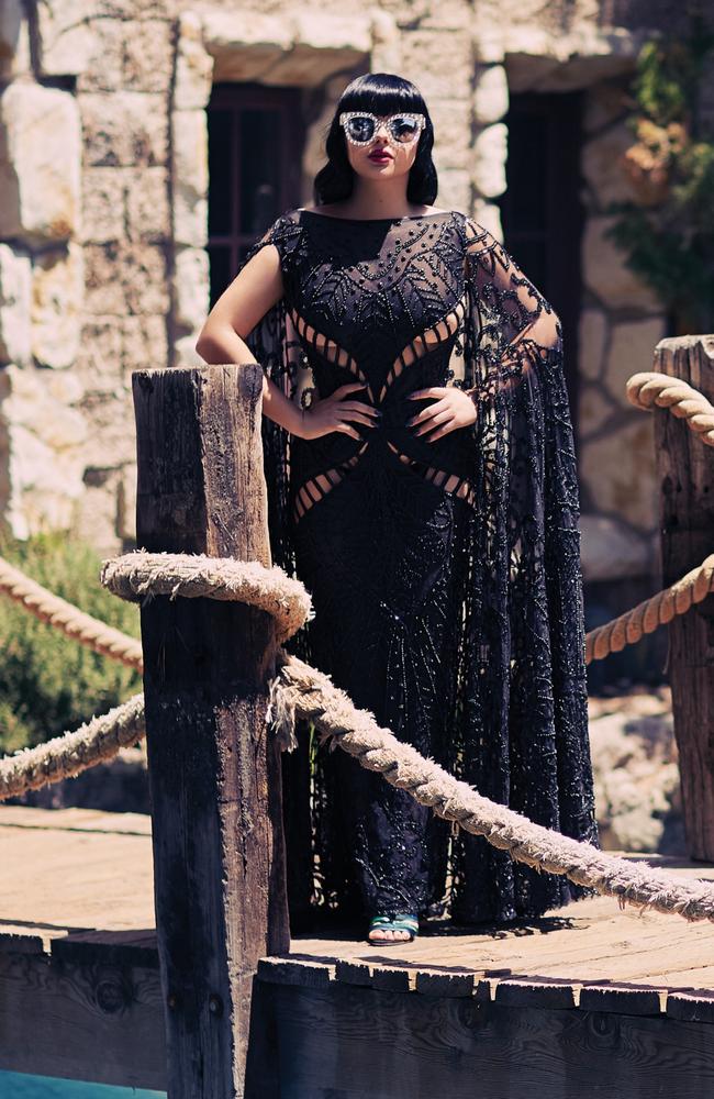 She channelled old school Hollywood glam. Picture: Mike Rosenthal/LaPalme Magazine