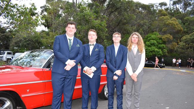 Students at the Meridan State College formal 2024.