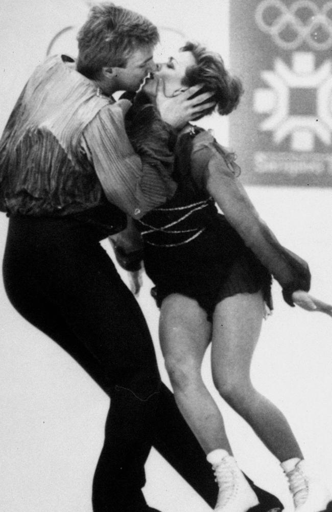 Their routine ‘Bolero’ in the 1984 Winter Olympics.