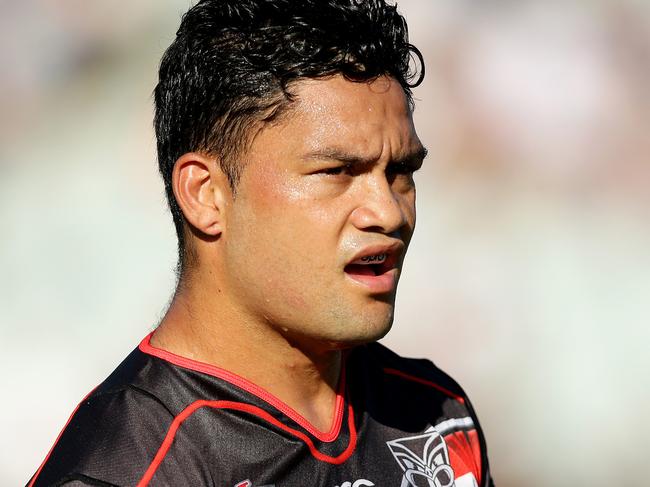 Warriors Issac Luke during the round 1 NRL game between the Wests Tigers and the New Zealland Warriors at Campletown Stadium.Picture Gregg Porteous