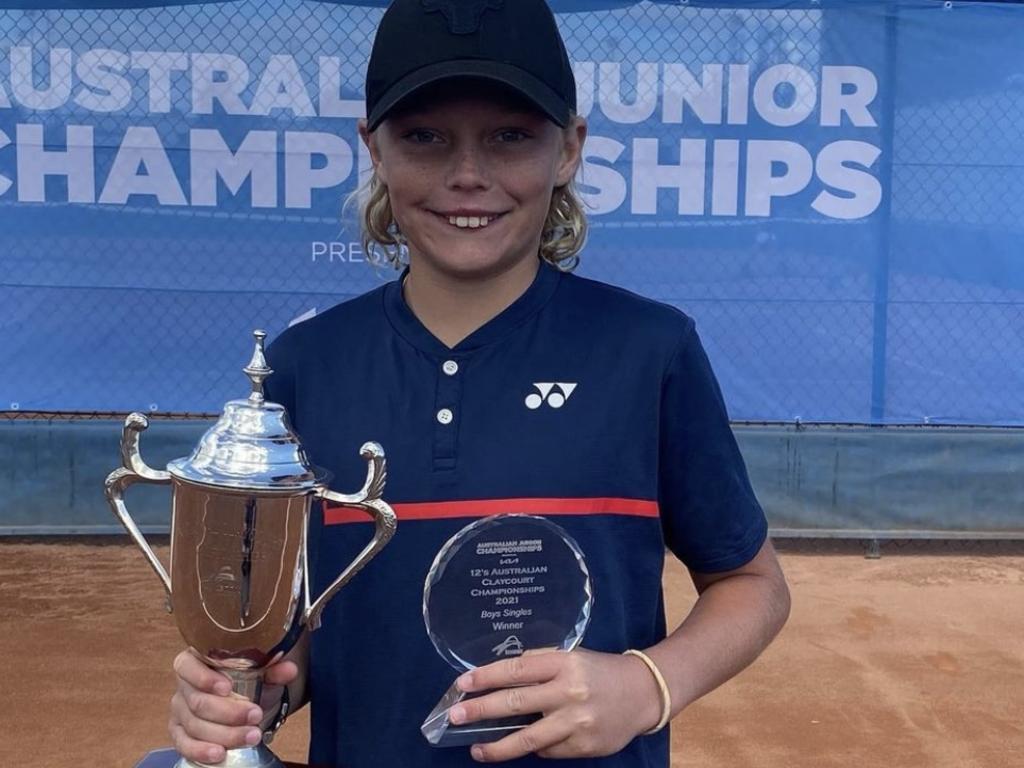 Tennis News: Lleyton Hewitt Son Cruz, National Claycourt Championships ...