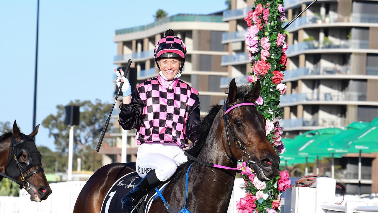 Leah Kilner was a promising jockey before a race fall forced her to retire. Picture: Grant Peters-Trackside Photography