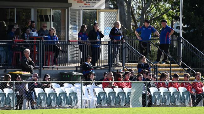 The funeral service at Hope Valley Sporting Club Birdwood footballer Antonio Loiacono. Picture: NCA NewsWire / Naomi Jellicoe