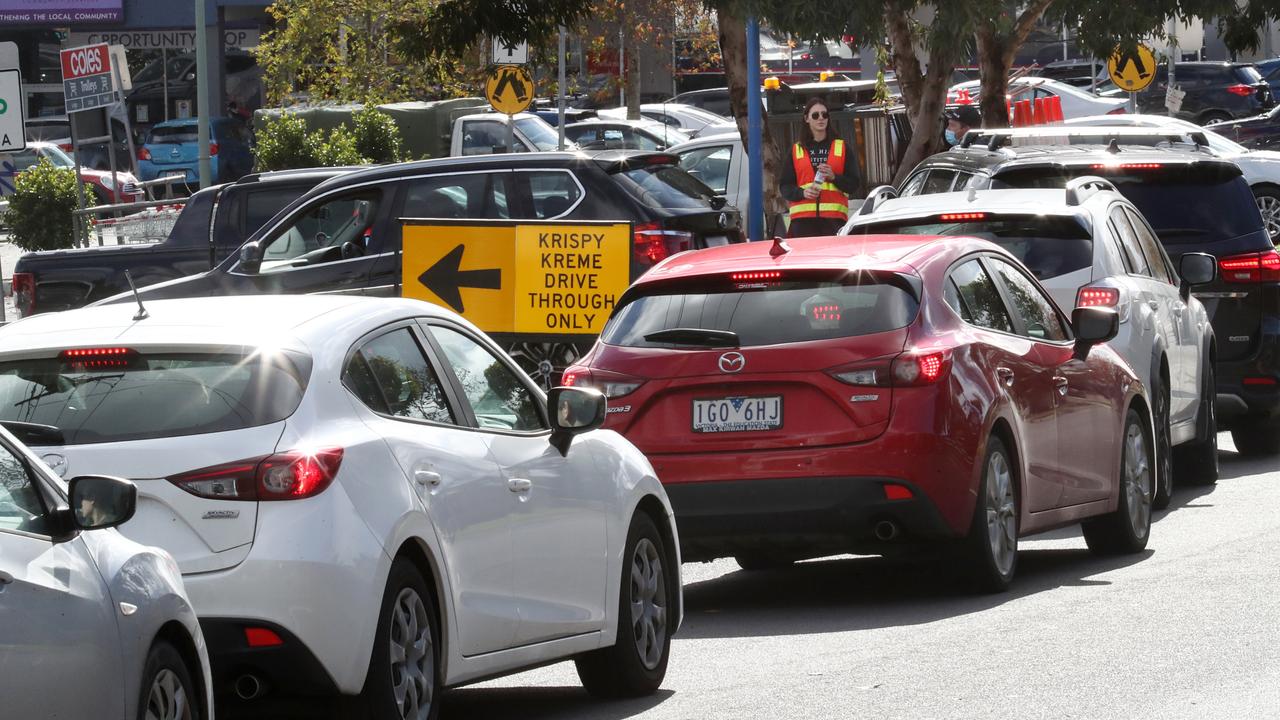 NSW Police has slammed Krispy Kreme for giving away hundreds of thousands of doughnuts during the pandemic. Picture: David Crosling