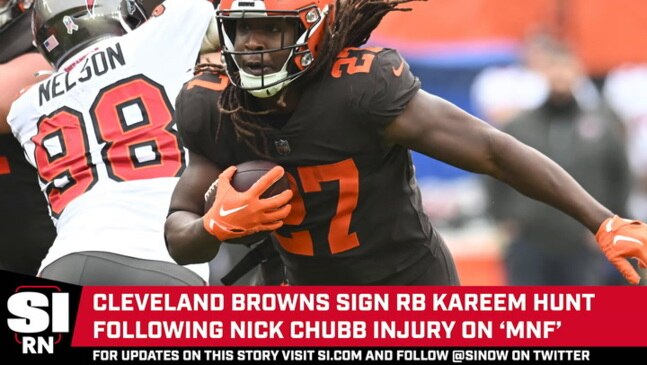 Browns welcome back RB Kareem Hunt