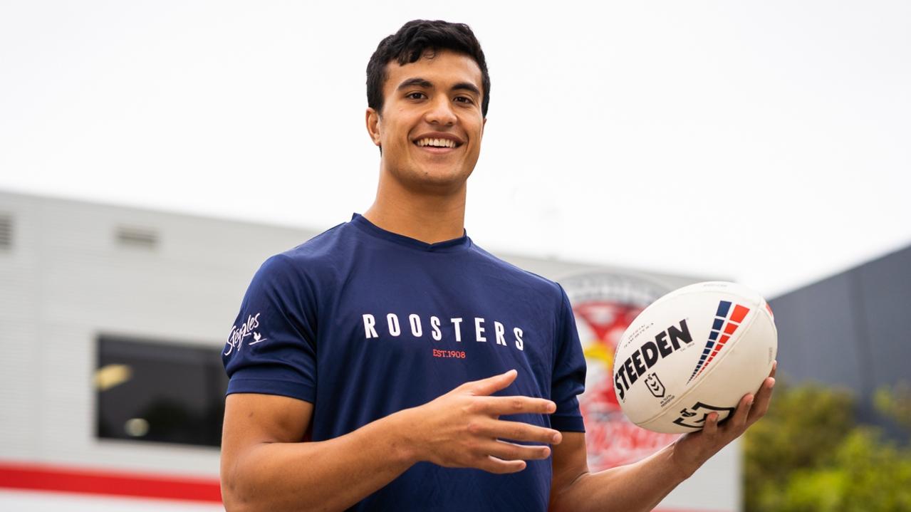 Sydney Roosters new signing Joseph Suaalii. Picture: Roosters Digital