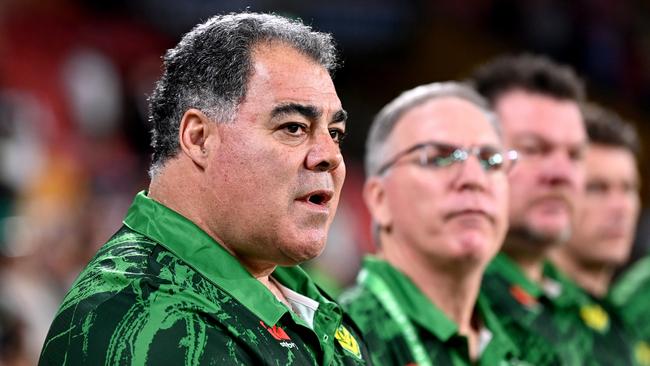 Australia coach Mal Meninga is a Dylan Edwards fan. Picture: Bradley Kanaris/Getty Images