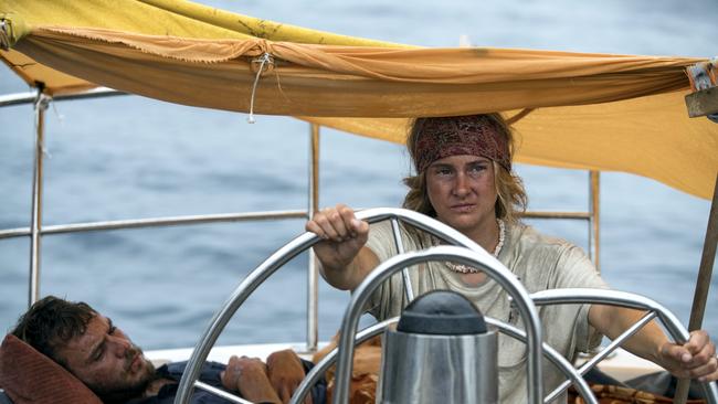 Sam Claflin and Shailene Woodley star in Adrift.