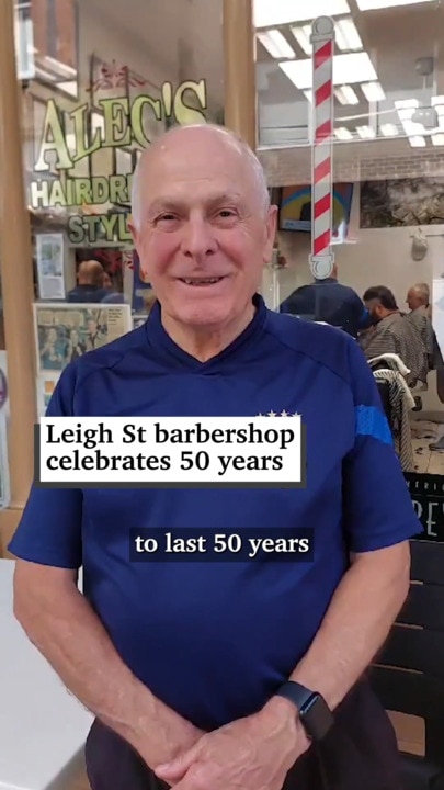 Longstanding Leigh St barbershop celebrates 50 years