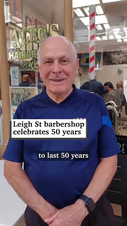 Longstanding Leigh St barbershop celebrates 50 years 