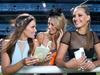 Jodi Anasta , Nikki Phillips and Laura Dundovic at Royal Randwick race course for Spring Champion Stakes Day as part of the Spring Racing Carnival. Picture: Richard Dobson