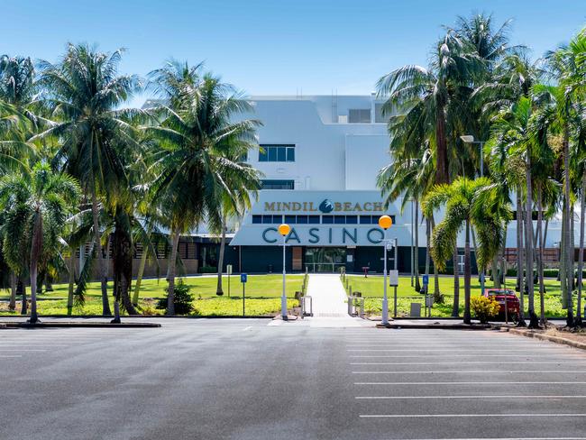 Photographs of Mindil Beach Casino and the response to the coronavirus pandemic.Picture: Che Chorley