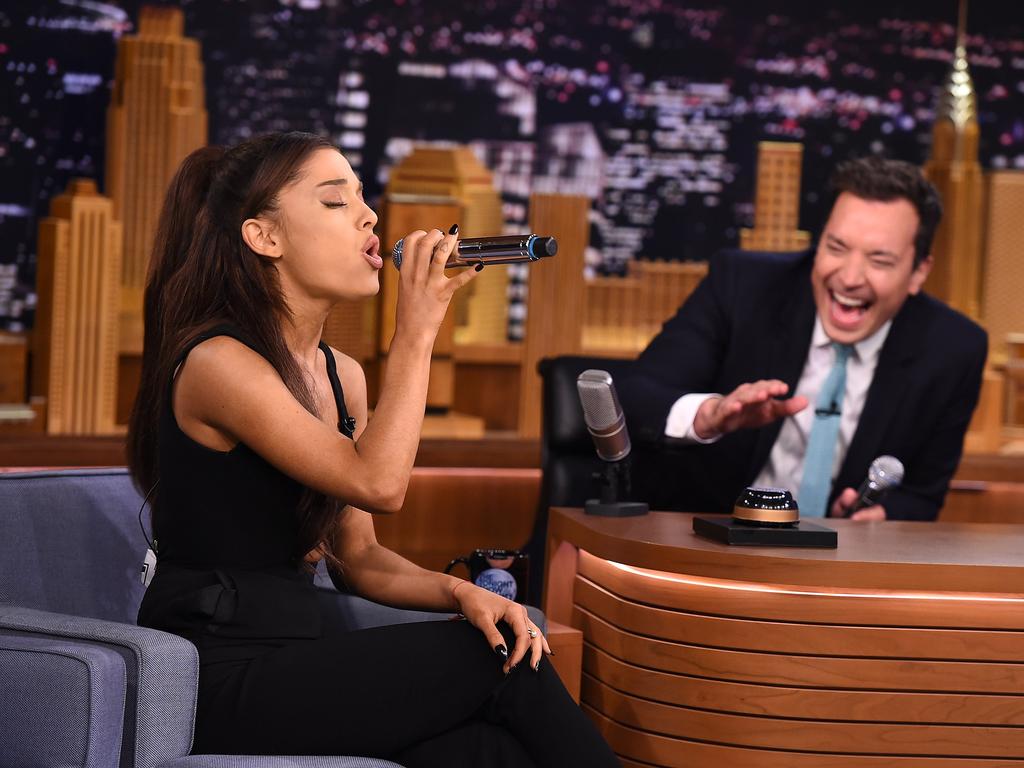 Ariana Grande Visits “The Tonight Show Starring Jimmy Fallon” at Rockefeller Center on September 15, 2015 in New York City. Picture: Getty Images