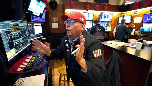 Wall Street has celebrated Donald Trump's victory with a massive rally. Picture: Timothy A Clary/AFP