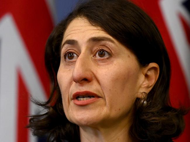 Gladys Berejiklian resigned as Premier on October 1 2021. Picture: Bianca De Marchi – Pool/Getty Images