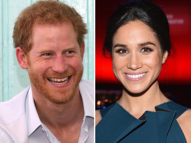 COMPOSITE IMAGE - Prince Harry and Meghan Markle. Picture: Getty GEORGETOWN, GUYANA - DECEMBER 04:  Prince Harry meets children during his visit  to Joshua House Children's Centre on the final morning of an official visit to the Caribbean on December 4, 2016 in  Georgetown, Guyana. Prince Harry's visit to The Caribbean marks the 35th Anniversary of Independence in Antigua and Barbuda and the 50th Anniversary of Independence in Barbados and Guyana.  (Photo by Chris Radburn - WPA Pool/Getty Images)