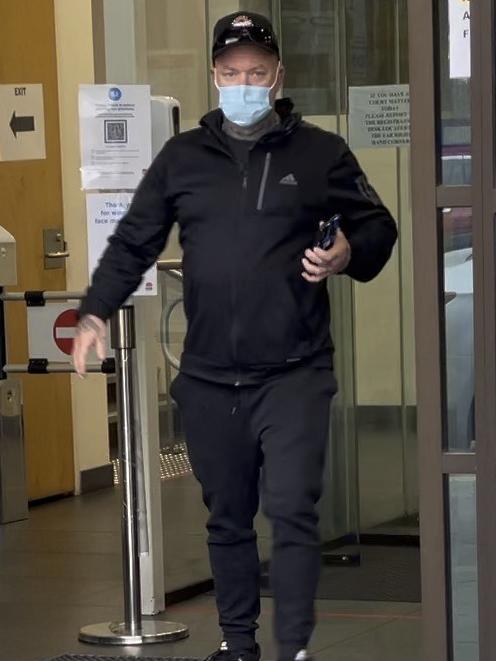 Jason Sadler, 42, leaving Blacktown court