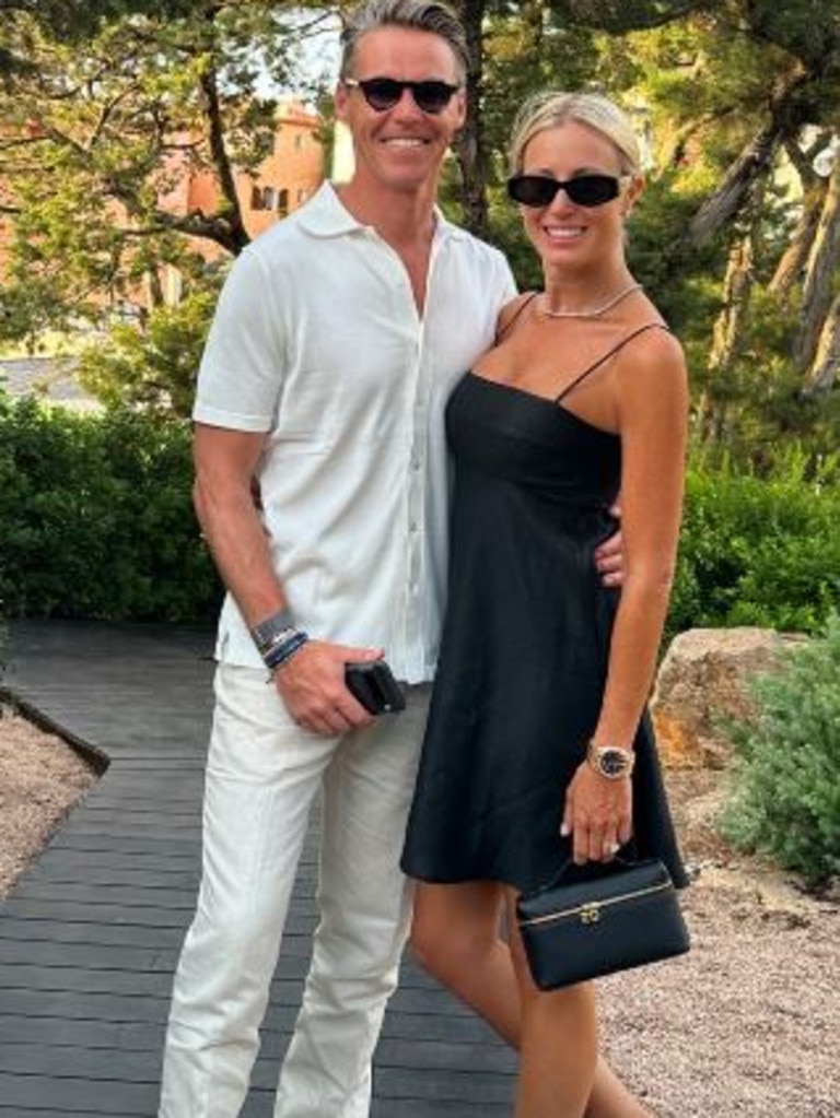 Roxy Jacenko stood by her husband Oliver Curtis. Picture: Instagram/RoxyJacenko