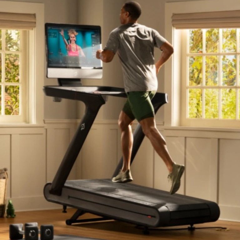 US regulators have warned people to stop using Peloton treadmills immediately if they have kids or pets. Picture: Peleton