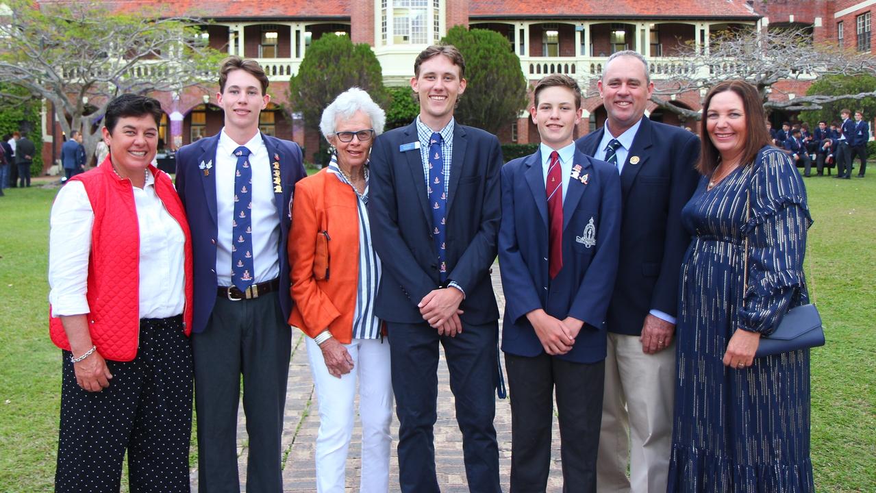 (From left) Holly Dawson, Dan Atthow, Maryann Atthow, Jack Atthow, Hugh Atthow, Ian Atthow and Donna Atthow.