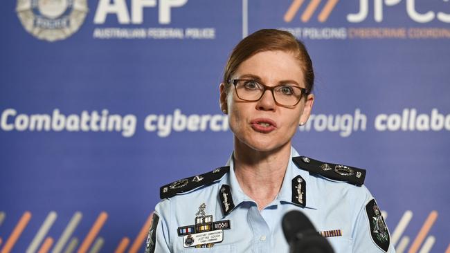 AFP assistant commissioner Justine Gough. Picture: Martin Ollman