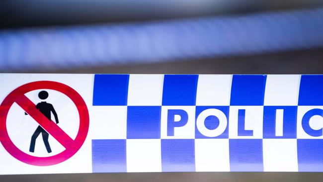 Police on the scene in Sydney's CBD this afternoon after a police officer was stabbed twice in the head by a knife-wielding man. The alleged offender was tasered and arrested at gunpoint following the attack, which took place shortly after 1pm on Sunday. Photo: Tom Parrish