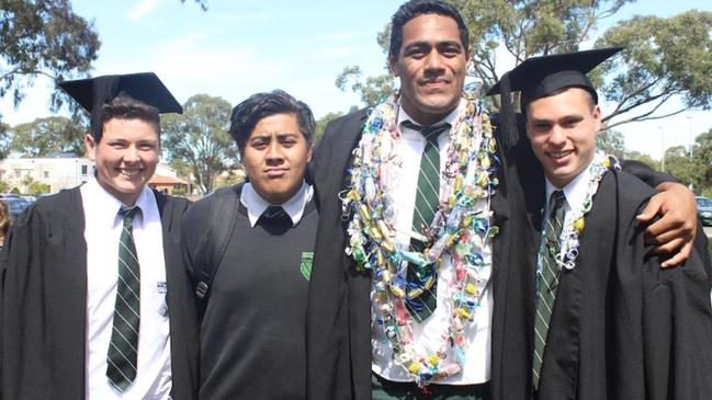 Jordan Mailata graduated from Condell Park High School in Sydney's south-west.