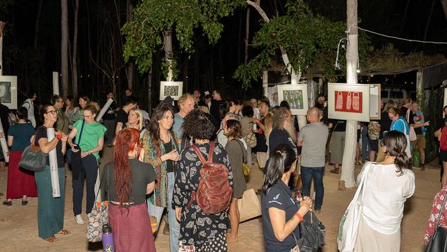 Gapan Gallery at day one of Garma Festival on Friday August 2023. Picture: Pema Tamang Pakhrin