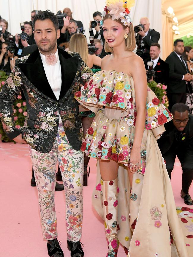 He has dressed for many celebrities and recently designed Victoria Secret model Josephine Skriver’s Met Gala gown. Picture: Neilson Barnard/Getty Images/AFP 