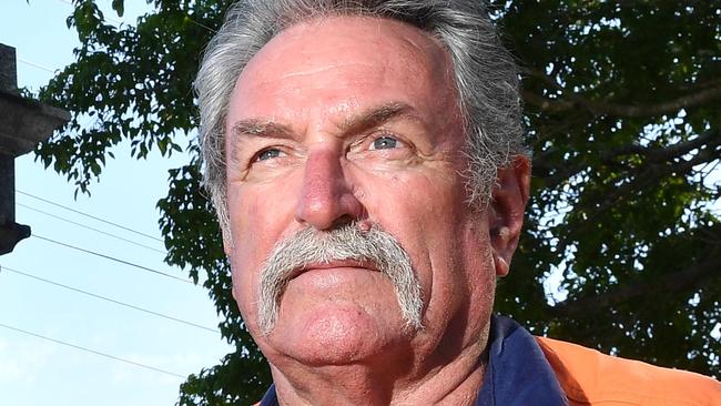 RSL Pioneer-Fitzroy-Highlands District Deputy President and RSL Marian Sub-Branch President John Edwards at the Cenotaph in Jubilee Park. Picture: Tony Martin