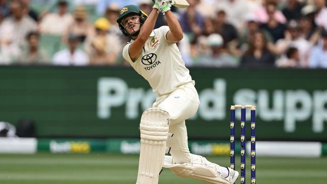 Sam Konstas cracks on at the MCG. Picture: Getty Images