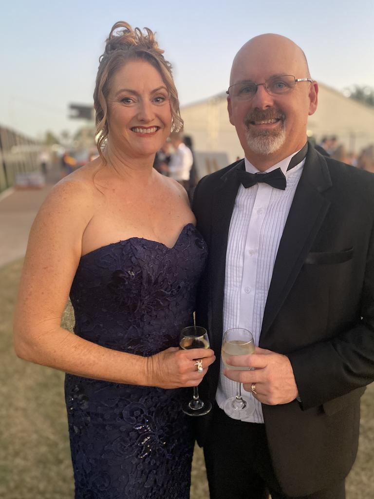 Tash and Daniel Bowden enjoy the 2022 Darwin Cup Gala Ball. Picture: NT News