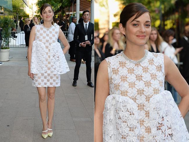 Marion Cotillard arrives at the 2014 CFDA Fashion Awards in New York City. Picture: Getty