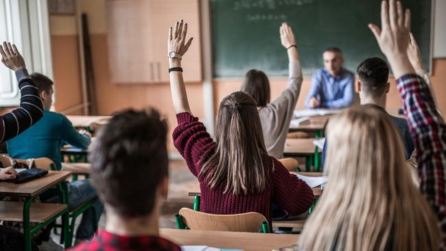 Students in disruptive classrooms are around nine months behind in their learning than those in more orderly classrooms. Picture: iStock