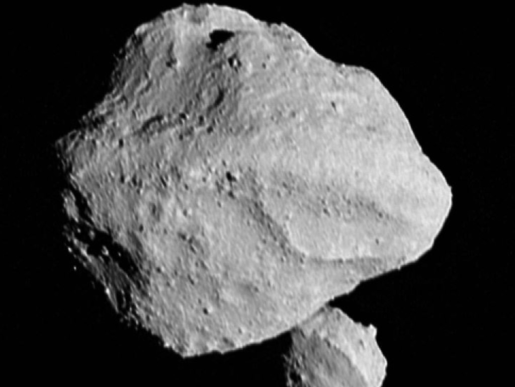 Asteroids are made from metal and rock. Picture: NASA-Goddard-SwRI-Johns Hopkins APL-NOIRLab