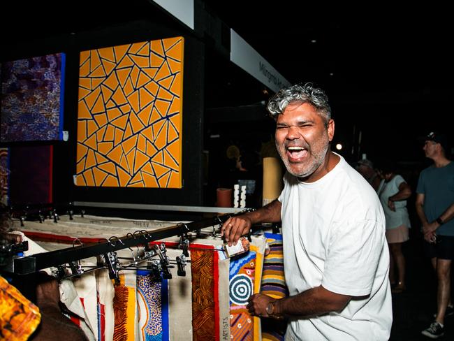 A record $4.4m in art and design sales was recorded at the 2023 Darwin Aboriginal Art Fair. Picture: Leicolhn McKellar.