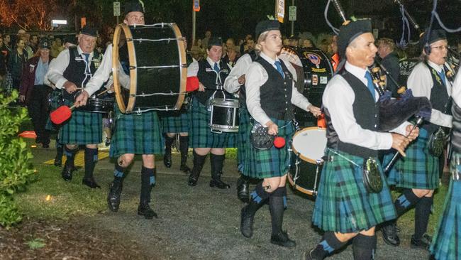 Anzac Day Dawn Service Mackay Tuesday, April 25 2023. Picture Michaela Harlow