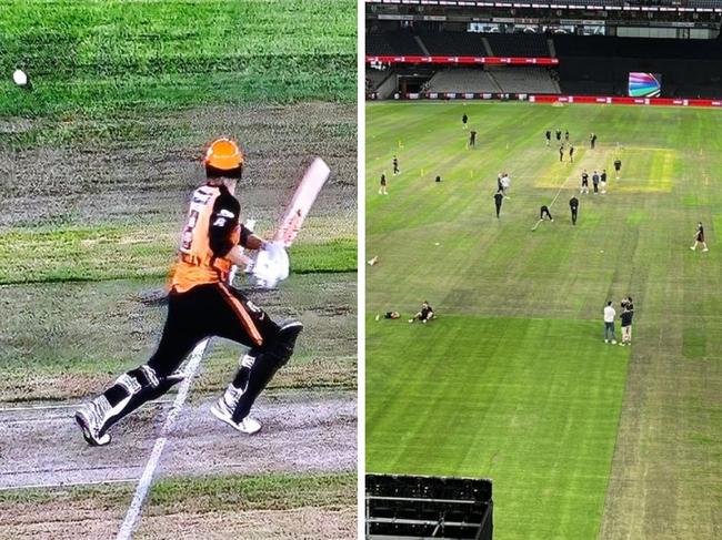 The Marvel Stadium surface for the Big Bash was substandard.