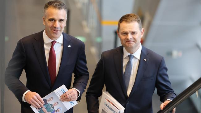 SA Premier Peter Malinauskas and Treasurer Stephen Mullighan will face challenges from rising interest rates and inflation. Picture: NCA NewsWire / David Mariuz