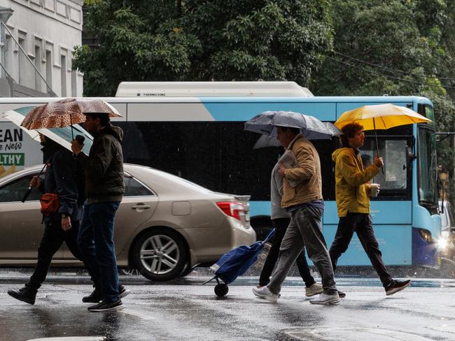 SYDNEY, AUSTRALIA - NewsWire Photos JUNE 15 2024. Wet weather continues to linger over Sydney after the city was drenched by torrential rain on Friday. Picture: NewsWire / Max Mason-Hubers
