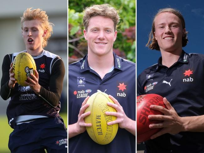 Geelong Falcons selected by the Cats. Mitch Knevitt, Toby Conway and Cooper Whyte.