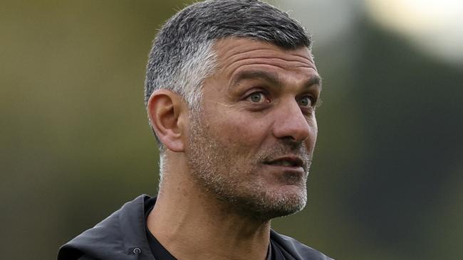 BALLARAT, AUSTRALIA - DECEMBER 02: John Aloisi, Coach of Western United reacts after the final whistle during the A-League Men round six match between Western United and Wellington Phoenix at Mars Stadium, on December 02, 2023, in Ballarat, Australia. (Photo by Martin Keep/Getty Images)