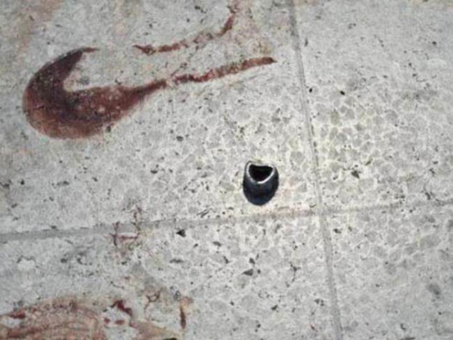 Remnants and shrapnel found at scene of the Manchester bombing. Picture: Supplied