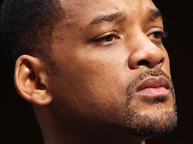 WASHINGTON, DC - JULY 17:  Actor Will Smith listens to testimony at the "The Next Ten Years In The Fight Against Human Trafficking: Attacking The Problem With The Right Tools" Committee Hearing at the Hart Senate Office Building on July 17, 2012 in Washington, DC.  (Photo by Paul Morigi/WireImage)