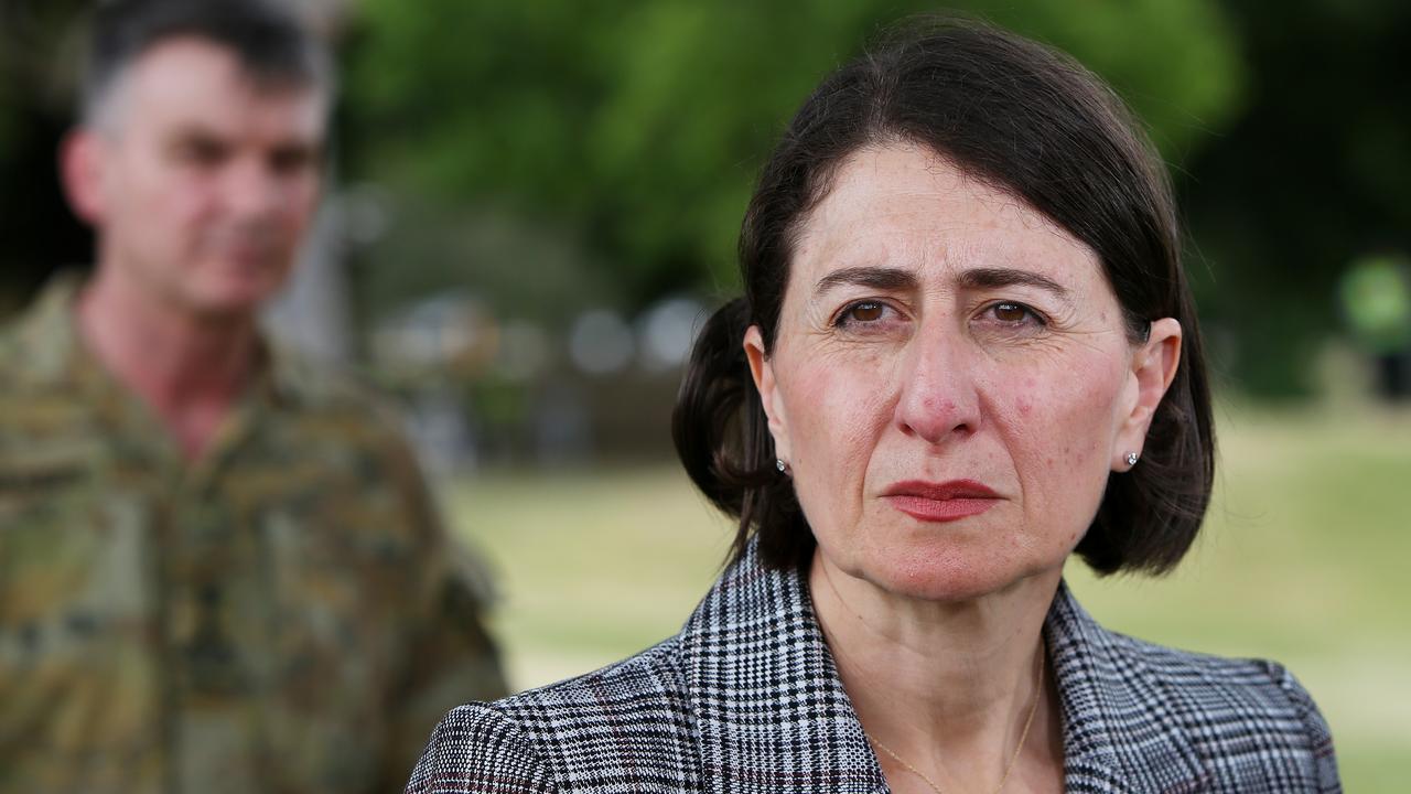 NSW Premier Gladys Berejiklian said the NSW-Victoria border closure contributed to keeping her state safe. Picture: Lisa Maree Williams/Getty Images